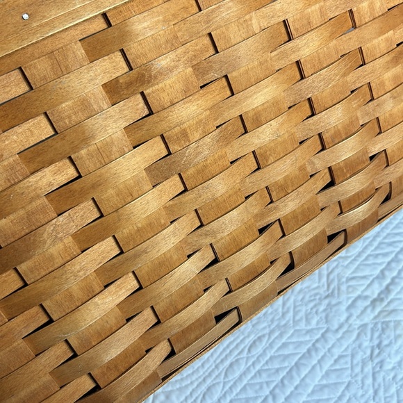 Longaberger Laundry Hand Woven Basket 1994 Vintage - Picture 8 of 13